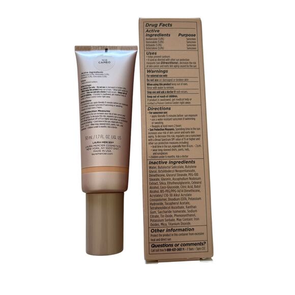 Laura Mercier Tinted Moisturizer Light Revealer 1C0 Cameo Exp: 3/2025 NEW In Box - Picture 2 of 5